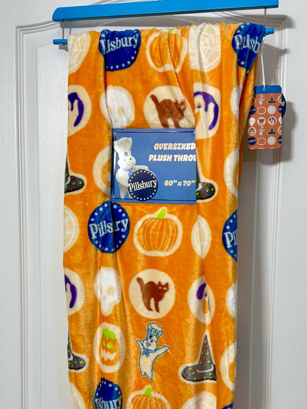Pillsbury Halloween Cookie Plush Throw